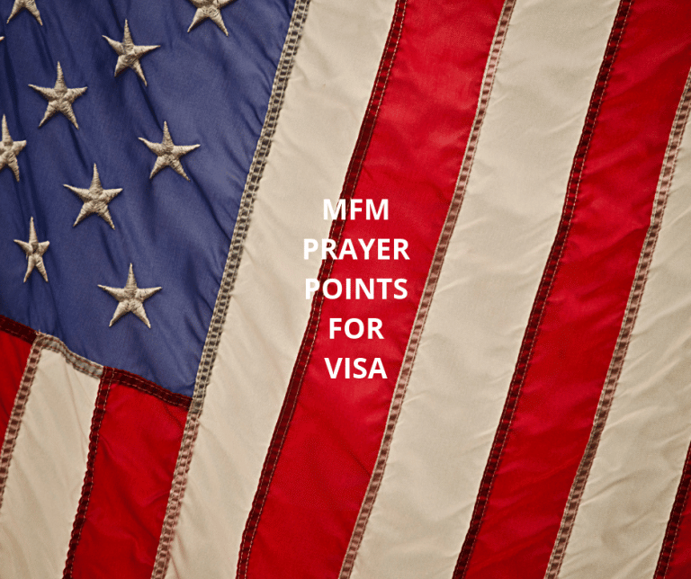 20 mfm prayer points for visa