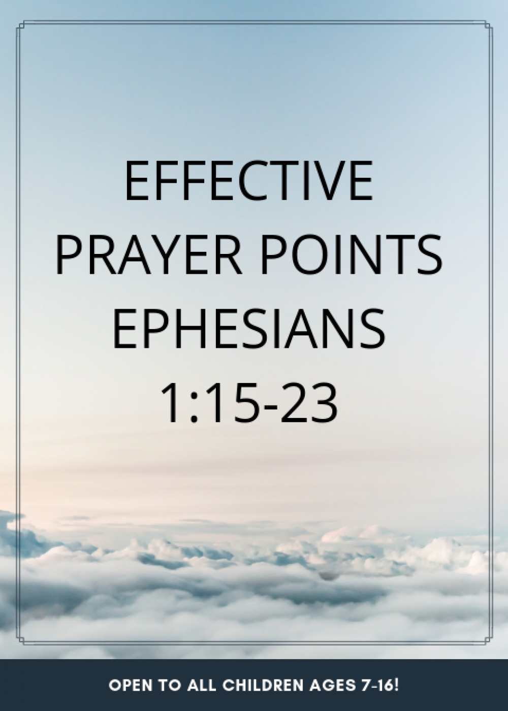 30 Effective Prayer Points PRAYER POINTS
