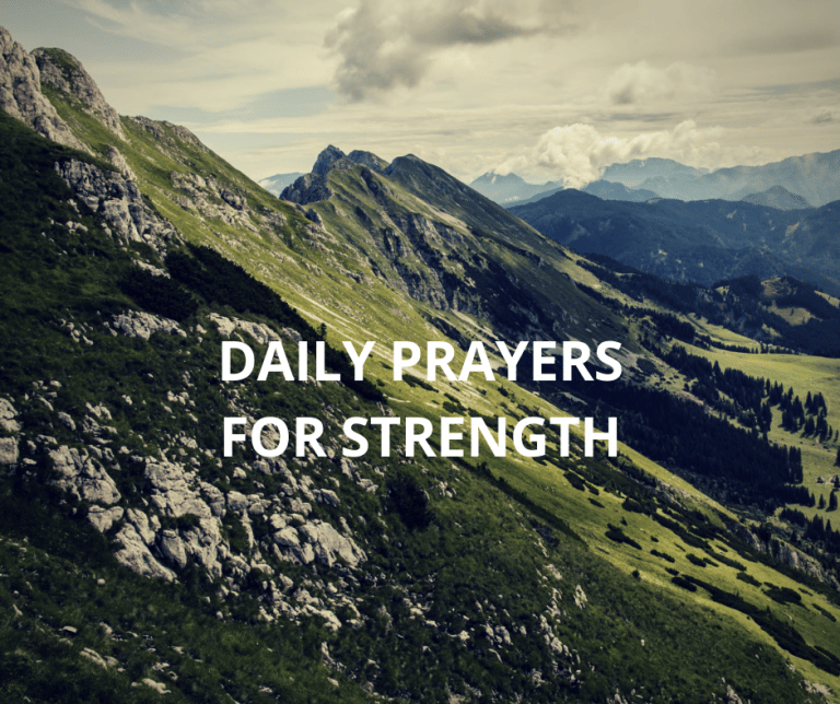 30 Daily Prayers For Strength