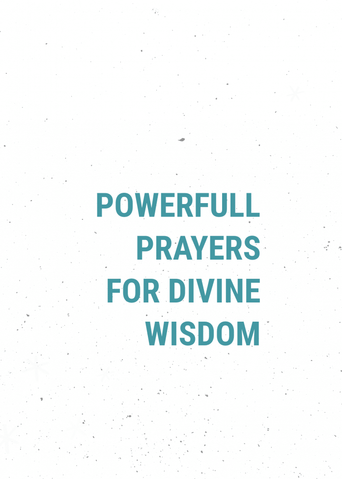 神の知恵のための強力な祈り