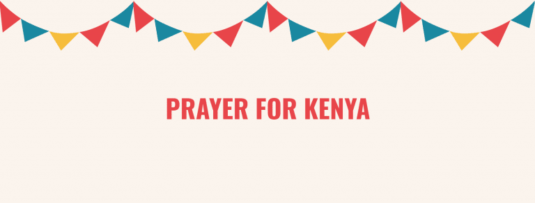 PRAYER FOR THE NATION OF KENYA