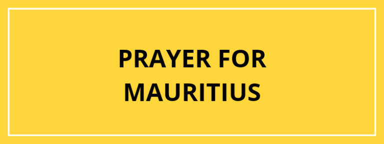 PRAYER FOR THE NATION OF MAURITIUS