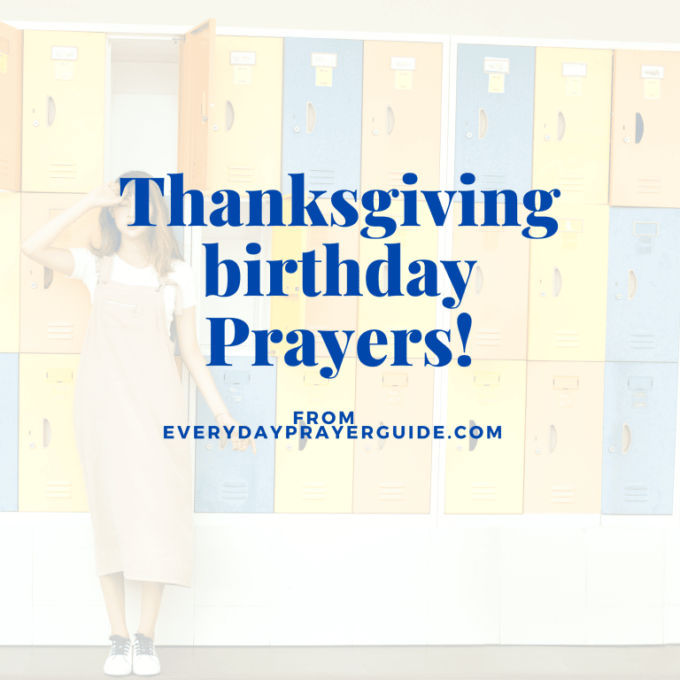 30 Powerful Thanksgiving Birthday Prayers