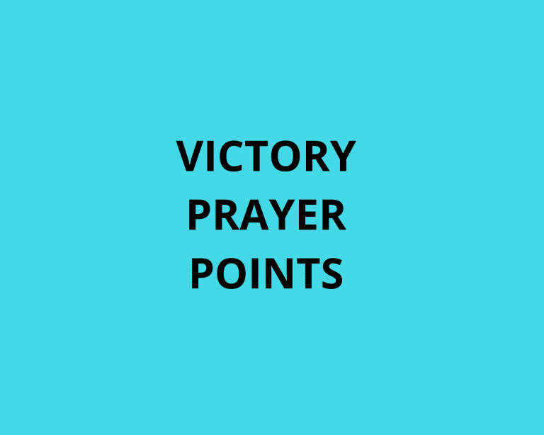 30 Prayer Points For Victory With Bible Verses