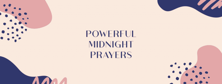 40 Powerful Midnight Prayer Points