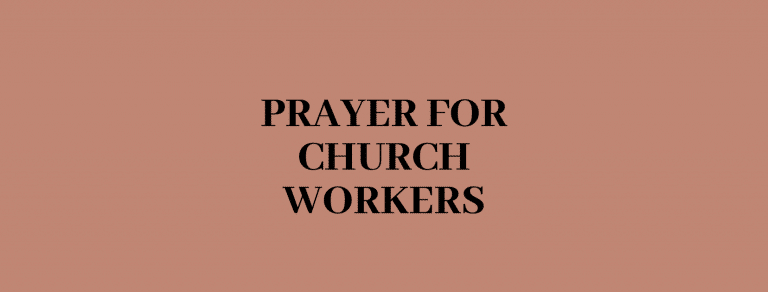 30 Prayer Points For Workers In The Church