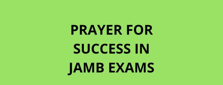30 Prayers For Success In JAMB Exams