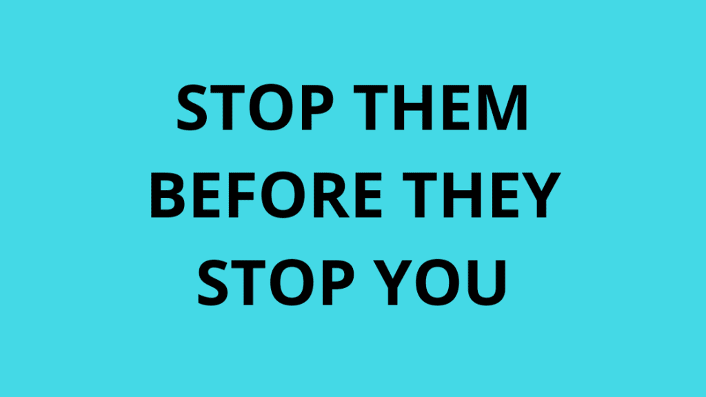 Stop Them Before They Stop You Prayer Points