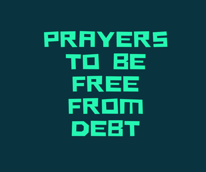 Молитви, за да няма дълг