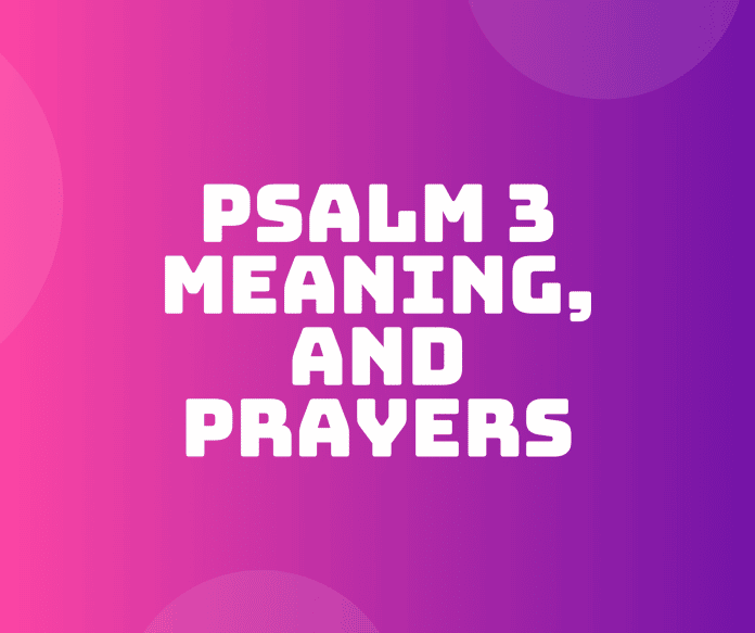 詩篇3の祈り