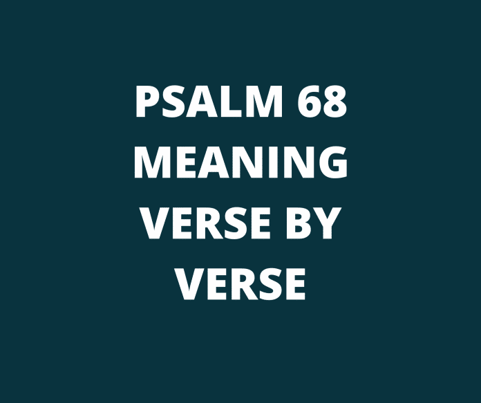 Псальма 68 Верш з верша
