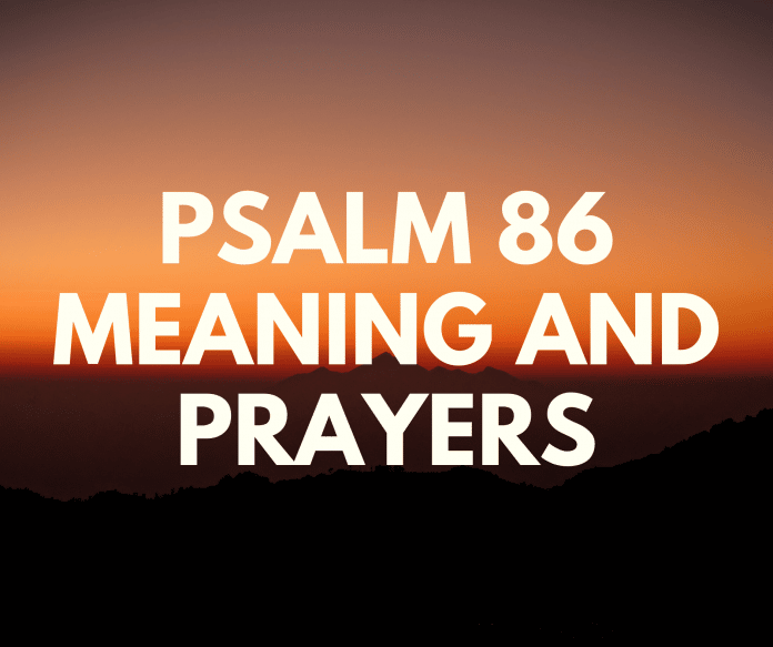 Psalm 86 Die boodskap vers deur vers