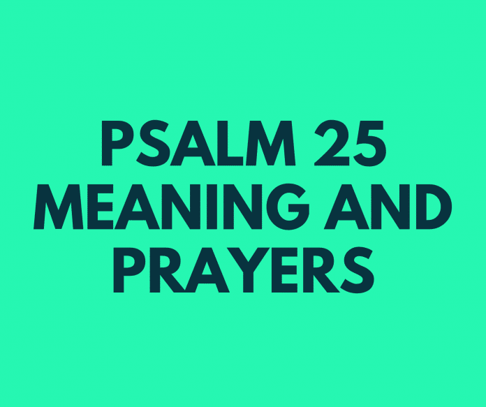 บทเพลงสรรเสริญ 25 ความหมายโดยข้อ