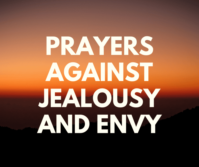嫉妬と嫉妬に対する祈り