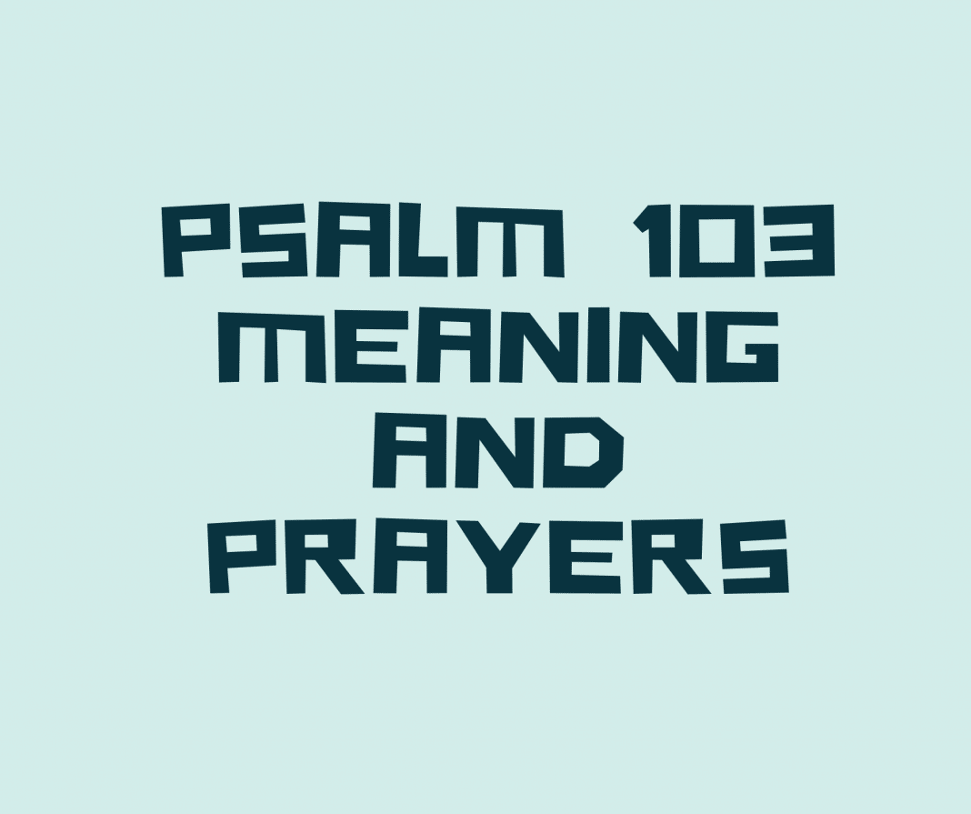 what is the meaning of psalm 103 verse 5