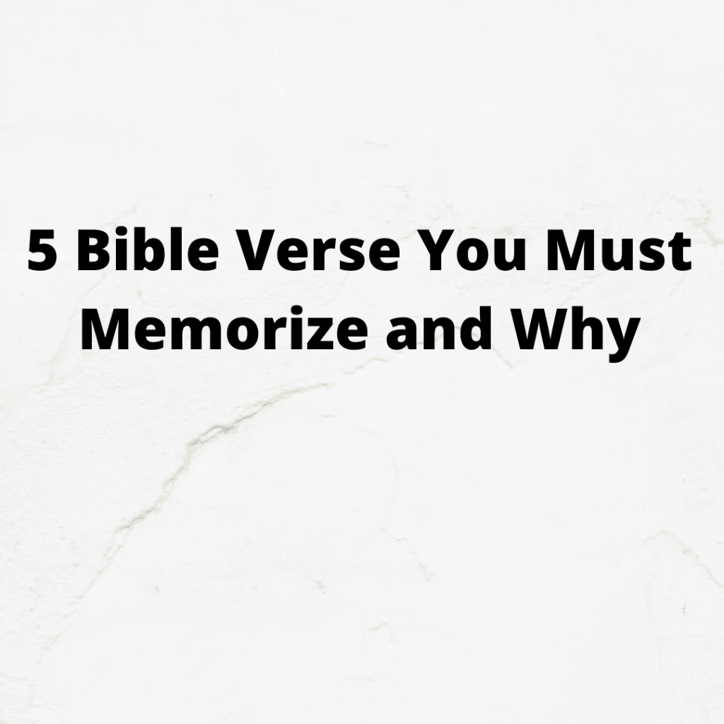 5-bible-verses-you-must-memorize-and-why-prayer-points