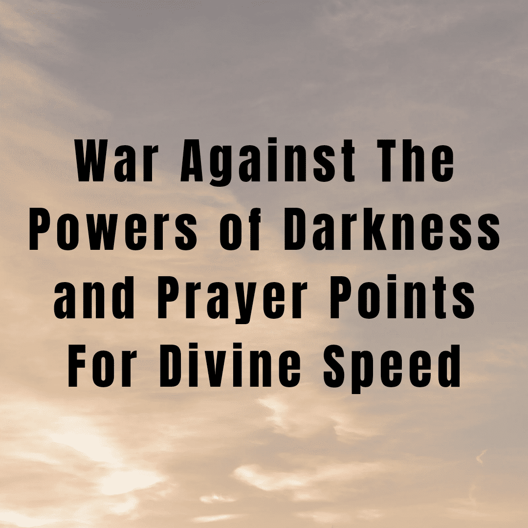 10 Prayer Points That Will Change Your Life