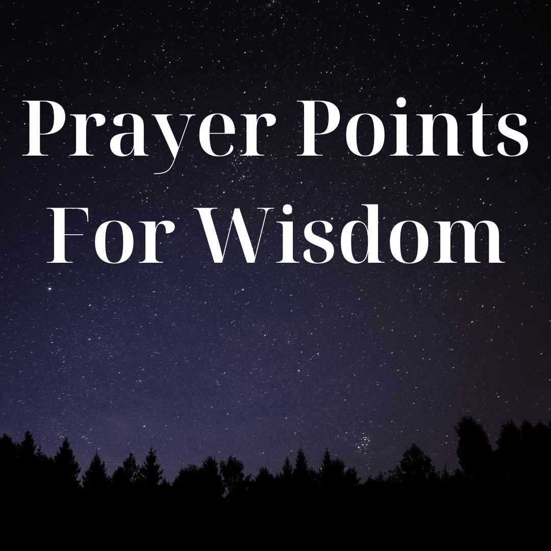 Prayer points for wisdom everyday prayer guide