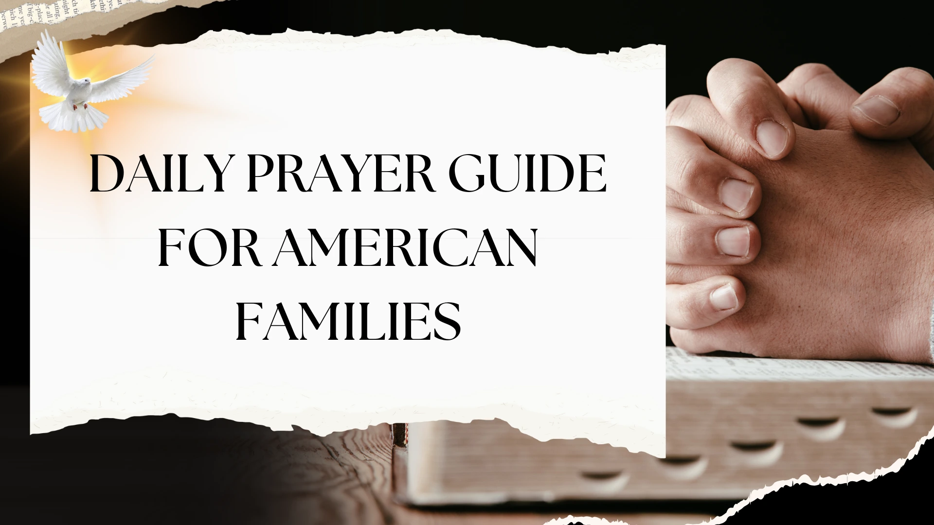 Daily Prayer Guide for American Families